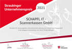 SCHAPFL gewann den Unternehmenspreis der Stadt Straubing